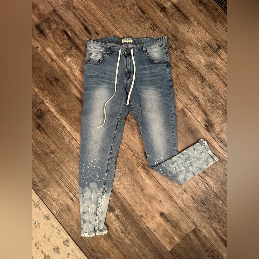Mens hyper denim jeans